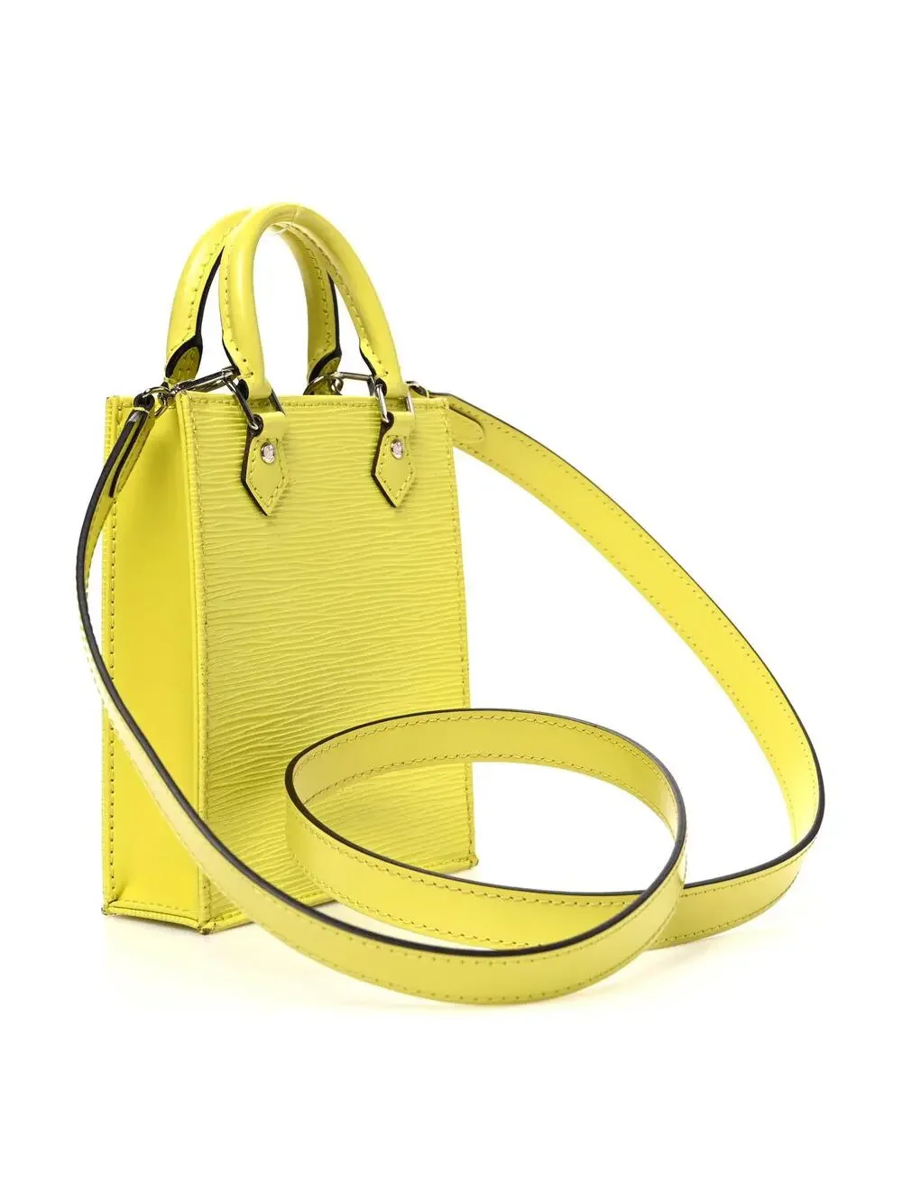 Louis Vuitton Epi Petit Sac Plat Yellow #291039L72B